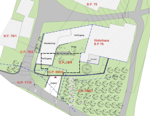 Garage-Lageplan